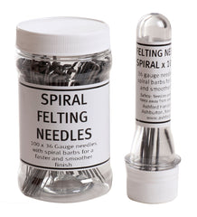 Felting Needle Spiral - pack of 10
