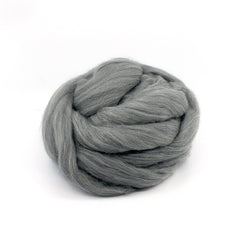 Gray Corriedale Top - 4 oz