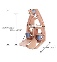 Ashford Joy Spinning Wheel 2 & Carry Bag Set - Double Treadle