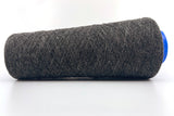 Charcoal Grey Lambswool Weaving Yarn Cones