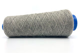 Light Grey Lambswool Weaving Yarn Cones