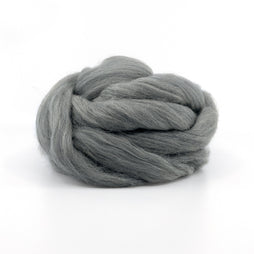 Gray Corriedale Top - 4 oz