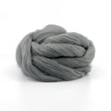 Gray Corriedale Top - 4 oz