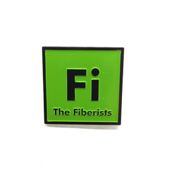 1.25" Fiberists Pin Green