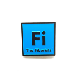 1.25" Fiberists Pin Blue