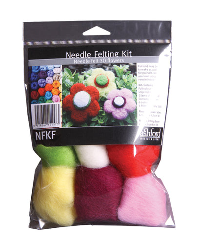 Needle Felting Kit - Flowers