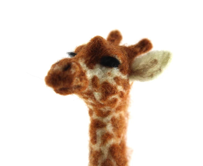 Needle Felting Giraffe Kit. Easy Felting. Craft Activity. Giraffe Felting.  DIY Felting. Birthday Gift. Christmas Gift. Beginner Felting Kit. 